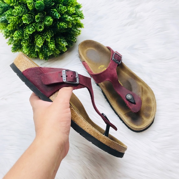 Birkenstock Shoes - [Birkenstock] 260 Burgundy Sandals
